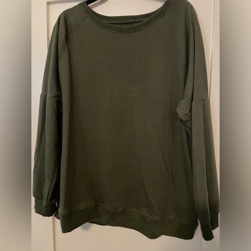 Olive Green Crewneck Sweatshirt